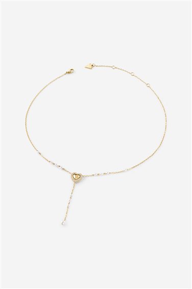 Collana Guess Donna Beloved in Acciaio Cristallo JUBN06 007JW - JUBN06 007JW